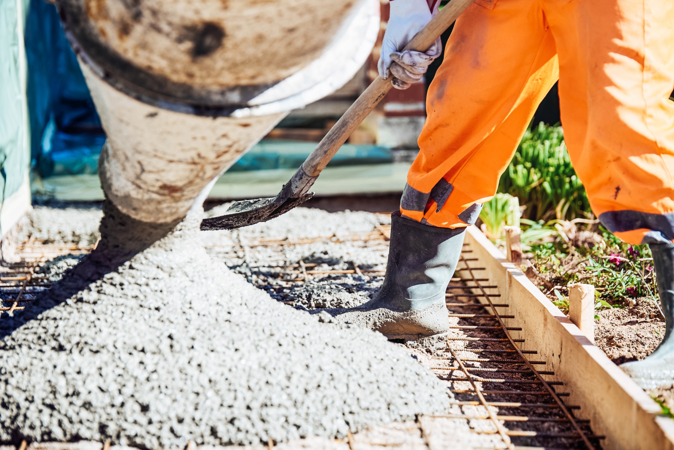 concrete pouring