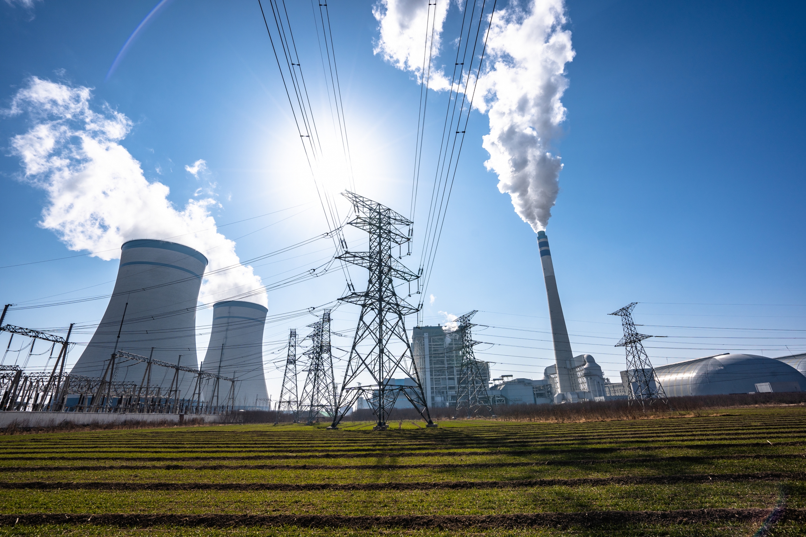 power station and factory